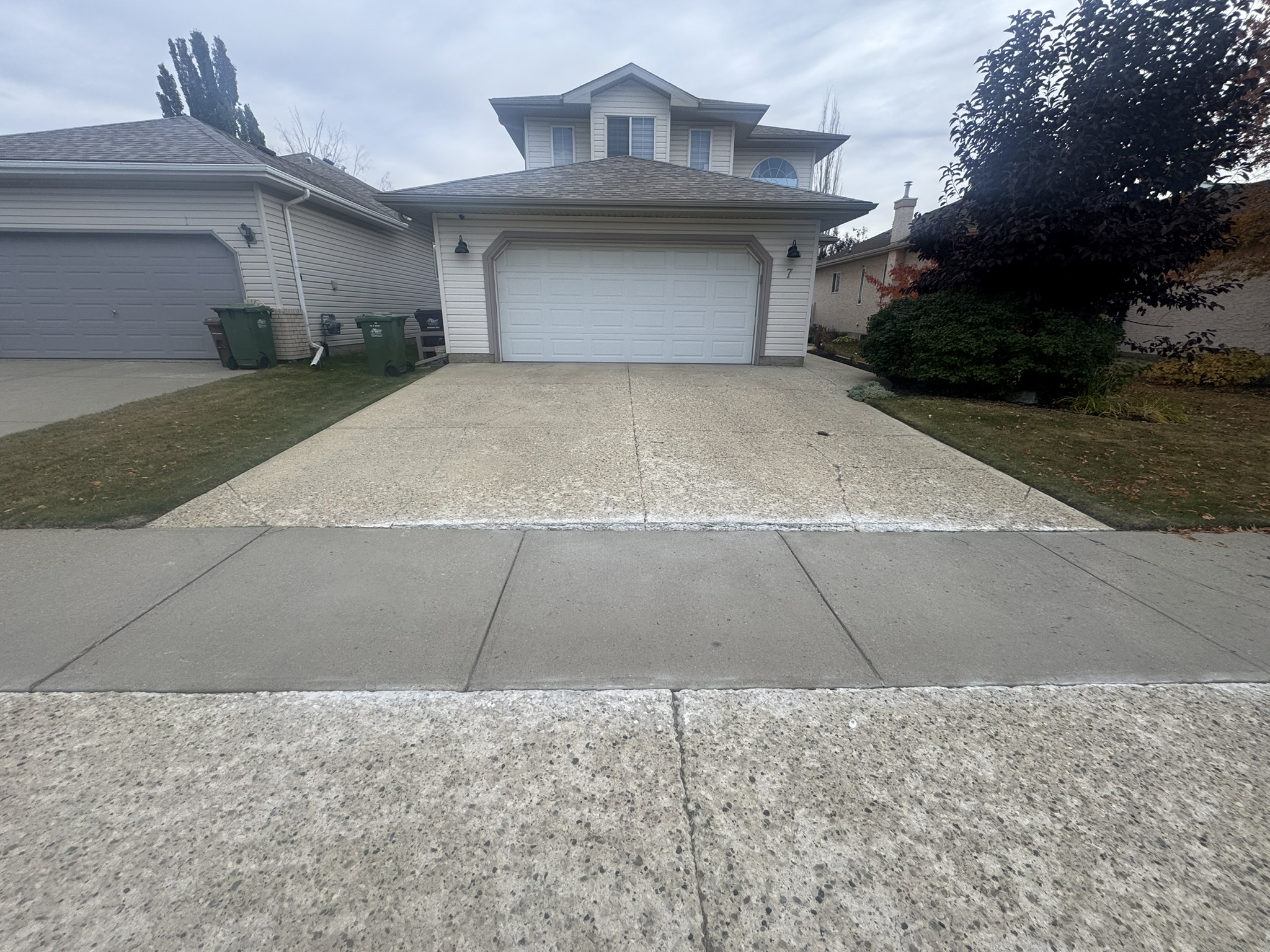 Surface before rubber paving