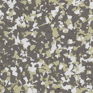 Riverbank epoxy flake sample