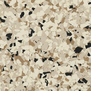 Basset epoxy flake sample