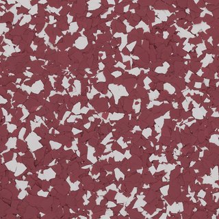 Cardinal epoxy flake sample