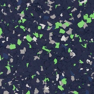 Blitz epoxy flake sample