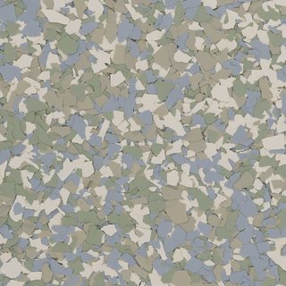 Iris epoxy flake sample