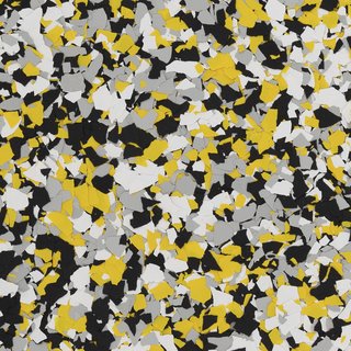 Yellowjacket epoxy flake sample