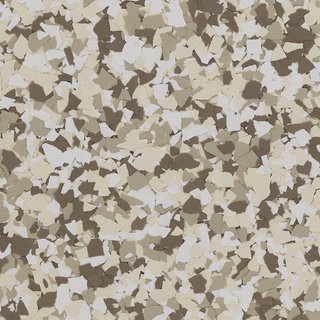 Burlap epoxy flake sample