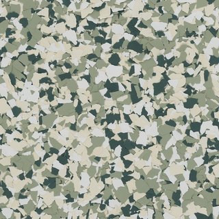Basil epoxy flake sample