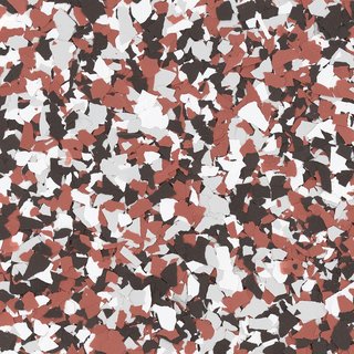 Cobblestone epoxy flake sample
