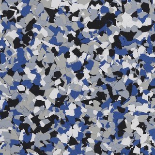 Midnight epoxy flake sample