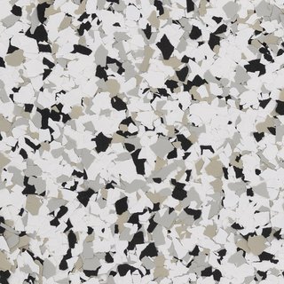 Quicksilver epoxy flake sample