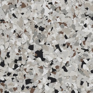 Coyote epoxy flake sample