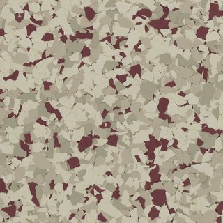 Fireside epoxy flake sample