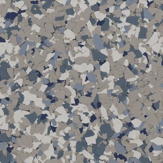 Stonewash epoxy flake sample