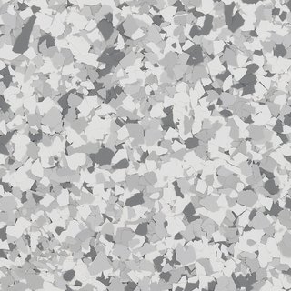 Silverbells epoxy flake sample