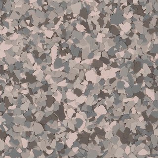 Chenille epoxy flake sample