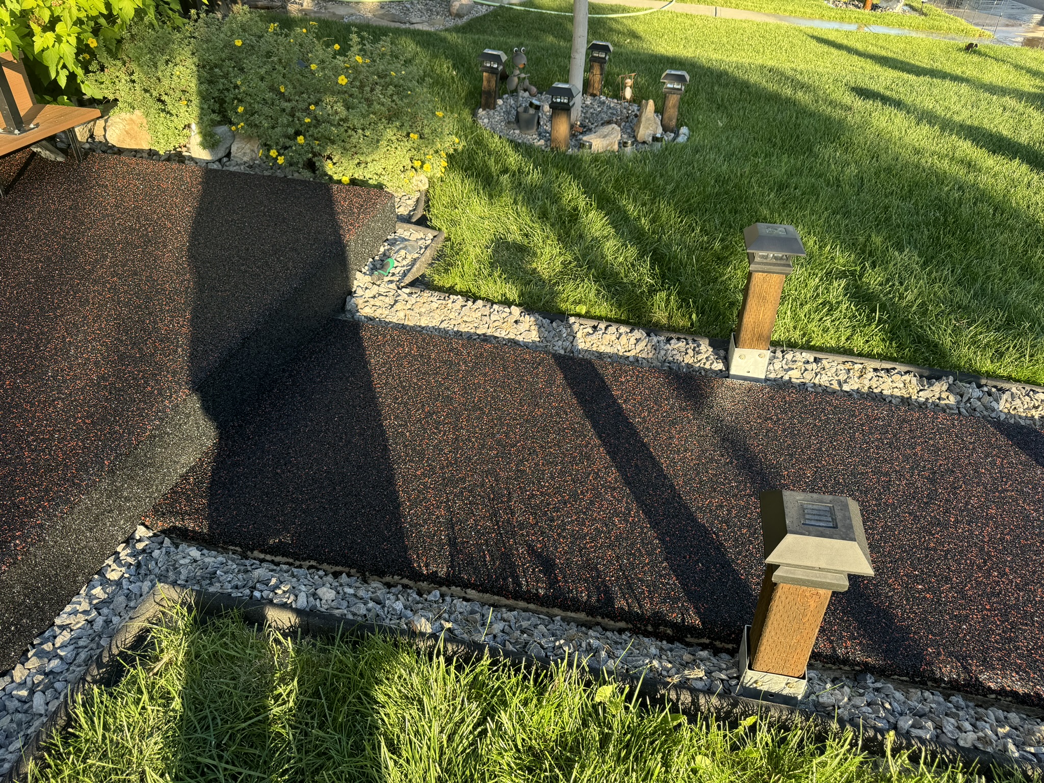 Rubber Paving Project