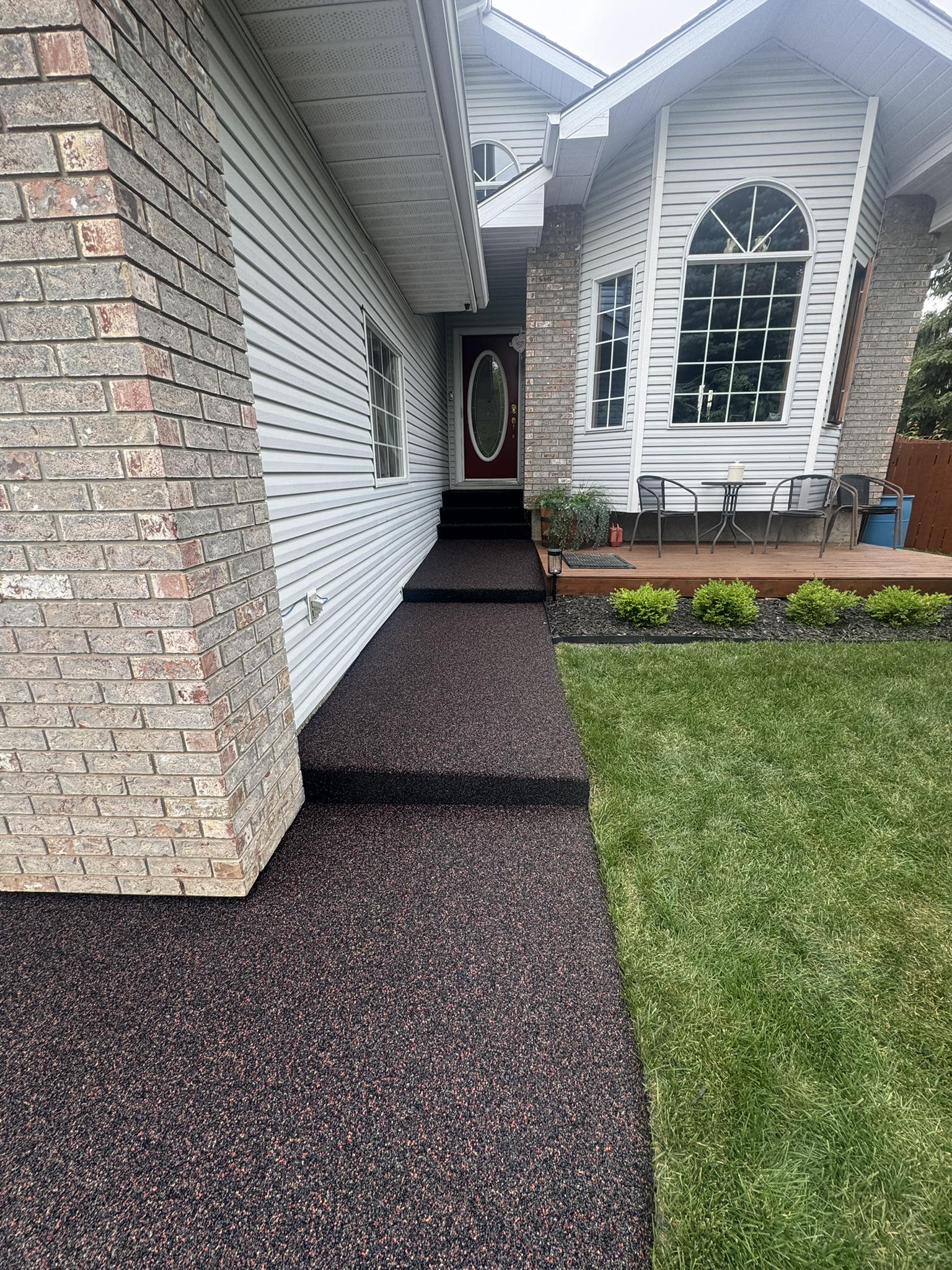 Rubber Paving Project