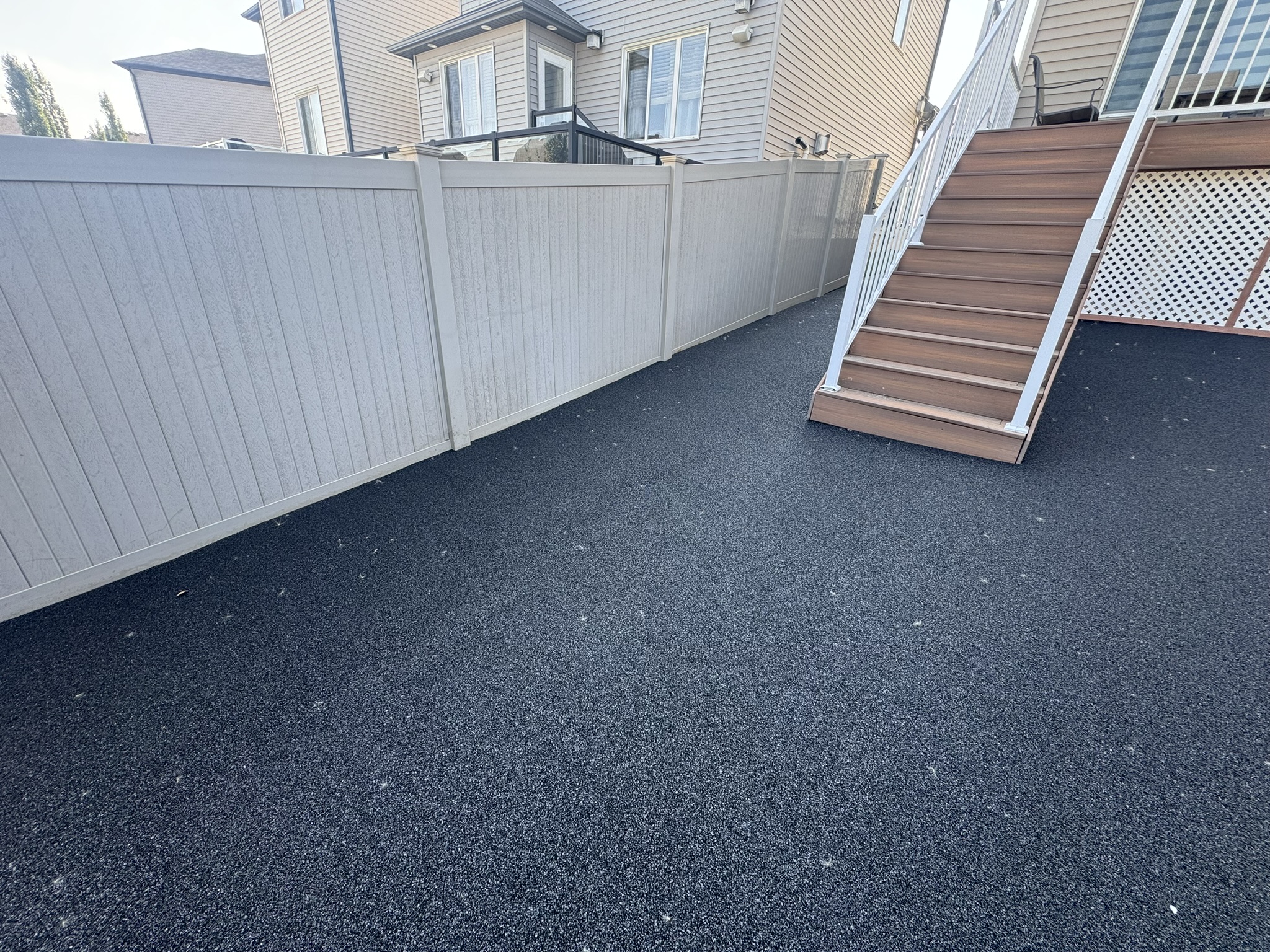 Rubber Paving Project