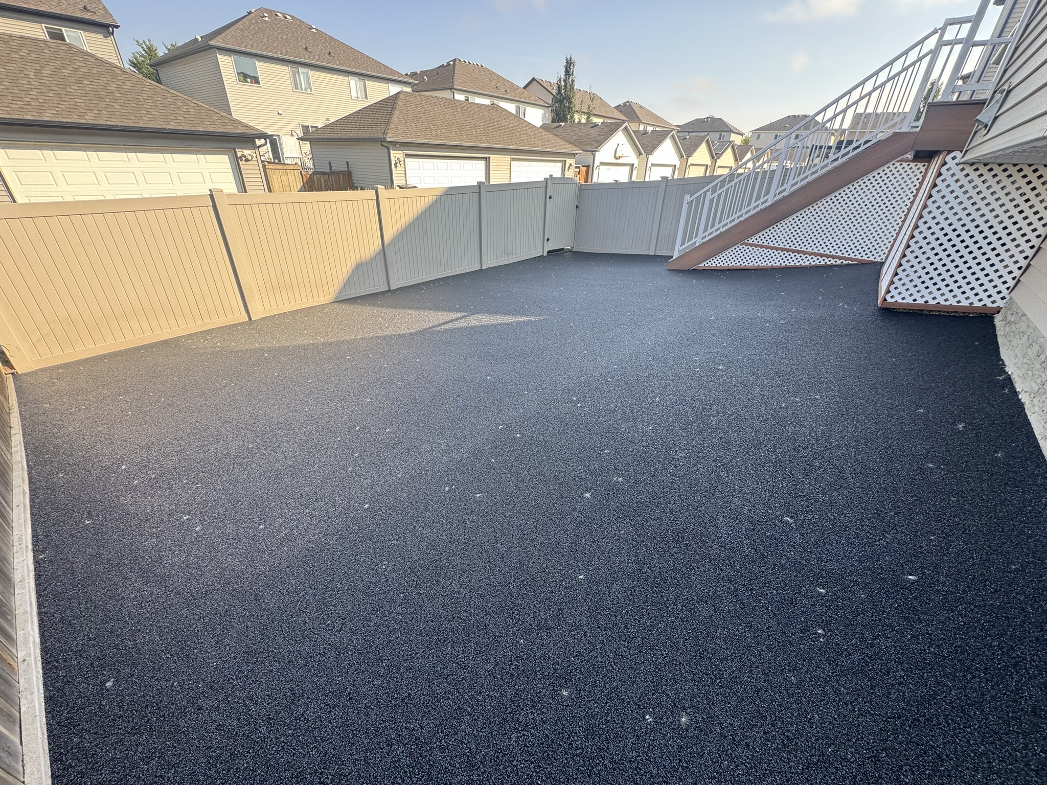 Rubber Paving Project