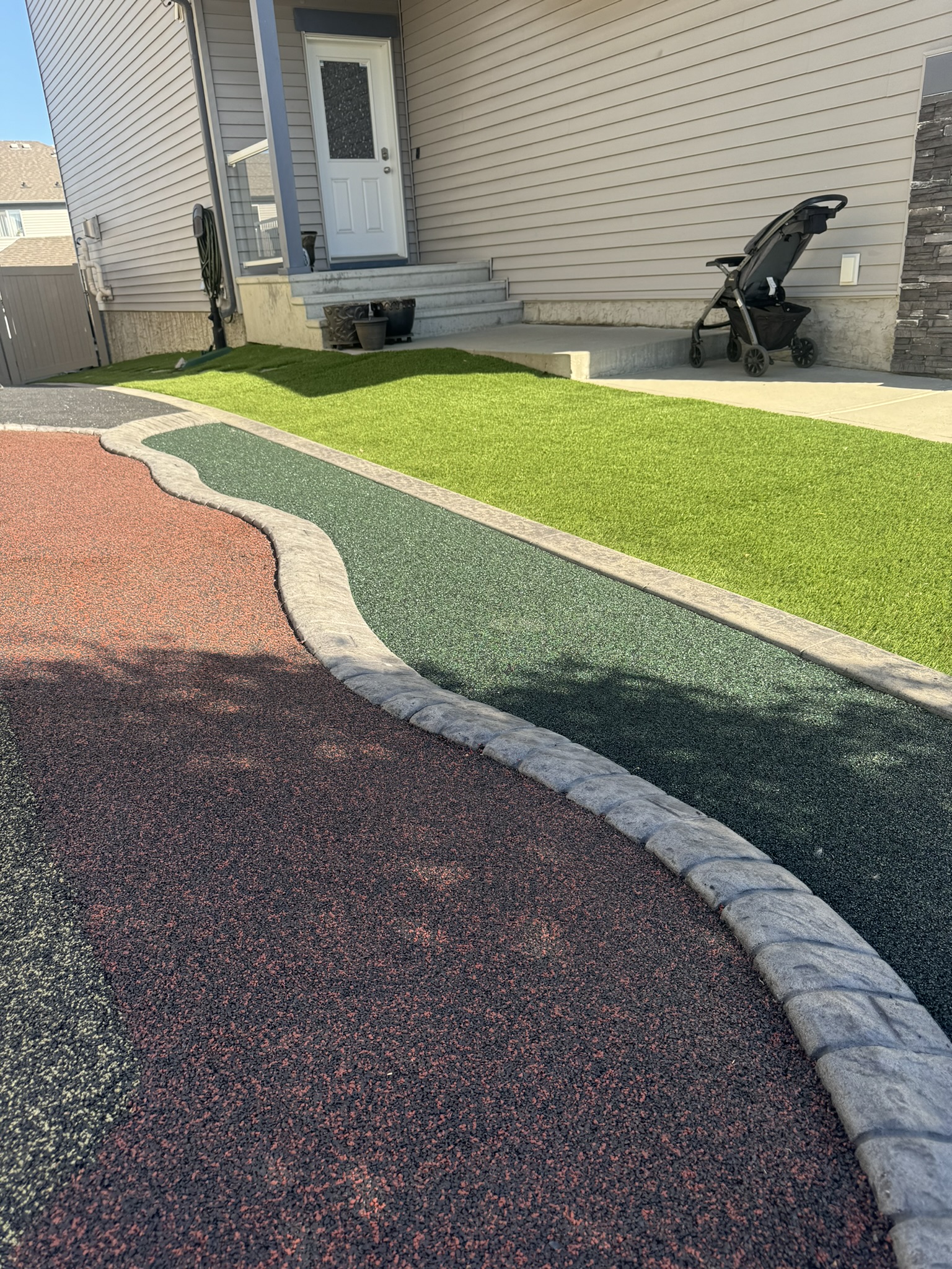 Rubber Paving Project